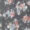 Black-Red-Multi Floral Printed Stretch Mesh Knit Fabric By the Yard